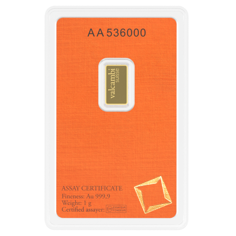 Valcambi 1 Gram .9999 Fine Gold Bar (In Assay) - Image 2